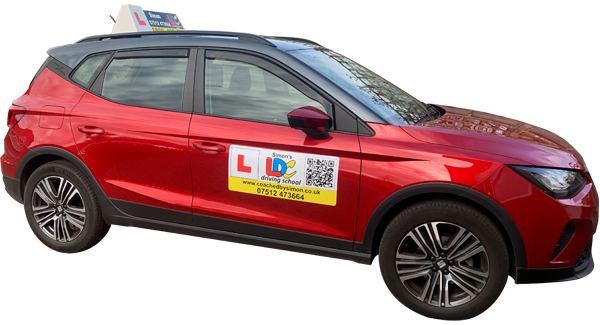 Simon Brummell's driving school car